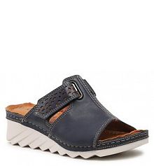 Klapki eleganckie Comfortabel granatowe