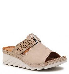 Klapki eleganckie Comfortabel beżowe