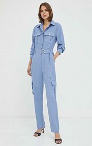 Kombinezon Silvian Heach  niebieski GPP23326TU