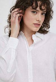 Koszula United Colors of Benetton biała damska 5BMLDQ02U.101