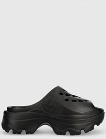 Klapki adidas by stella mccartney  czarne damskie GW2050