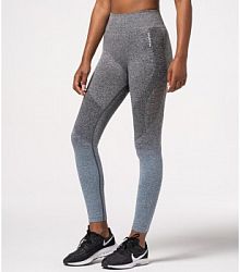 Legginsy bezszwowe ombre szaro-granatowe l  Carpatree damskie