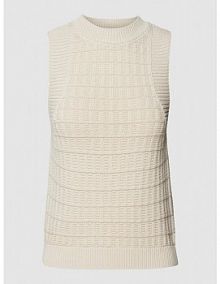 Top z dzianiny z fakturowanym wzorem JAKE*S STUDIO WOMAN damski EAN 74968500038