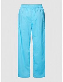 Spodnie materiałowe z elastycznym pasem model Aisha Part Two niebieskie damskie EAN 30307790
