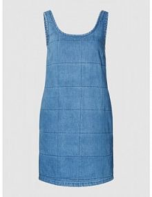 Sukienka jeansowa z pikowaniem JAKE*S STUDIO WOMAN niebieska EAN 74960700002
