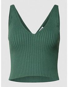 Top na ramiączkach z dekoltem w serek JAKE*S STUDIO WOMAN zielony damski EAN 74968500063