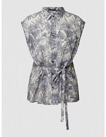 Top bluzkowy z kwiatowym wzorem Windsor granatowy damski EAN 30037320