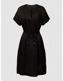 Sukienka mini z dekoltem w serek LUISA CERANO czarna EAN 778415 3500