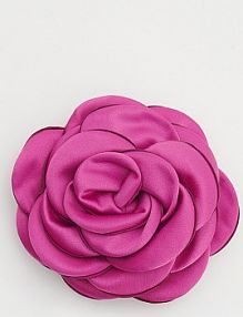 Broszka w kształcie kwiata Reserved różowa 7004S-43X