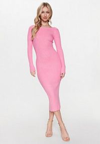 Sukienka dzianinowa Edited różowa 