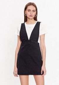 Sukienka jeansowa Edited czarna 