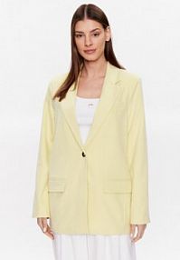 Żakiet Moss Copenhagen żółty Marynarka