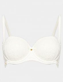 Biustonosz Selmark biały Push-up