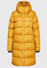 Płaszcz Haglöfs żółty damski Zimowy