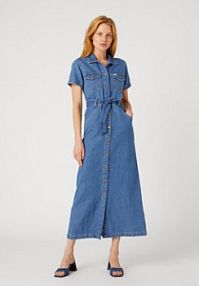 Sukienka jeansowa Wrangler niebieska 