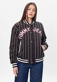 Bomberka Tommy Jeans czarna Kurtka bomber