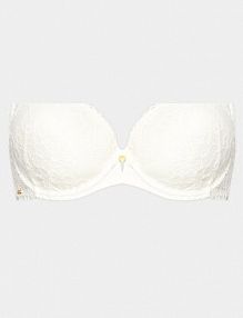 Biustonosz Selmark biały Z fiszbiną