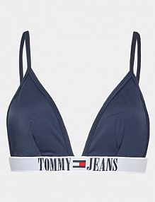 Strój kąpielowy Tommy Jeans granatowy Góra od bikini