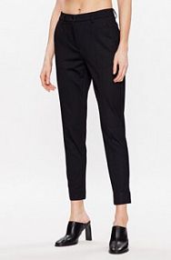 Spodnie eleganckie Moss Copenhagen czarne damskie Materiałowe