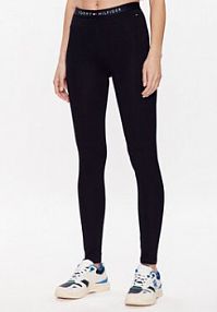 Legginsy Tommy Hilfiger granatowe damskie 