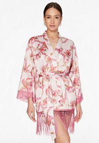 Szlafrok Guess wielokolorowy damski 