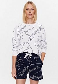 Bluza Emporio Armani biała damska 