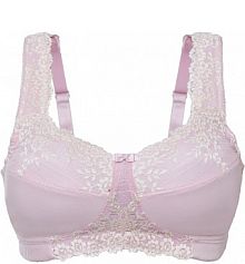 Biustonosz odciążający bez fiszbinów z wyściełanymi ramiączkami  Bonprix