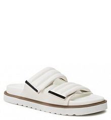 Klapki DeeZee białe damskie