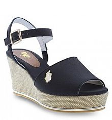 Sandały U.S. Polo Assn. czarne damskie