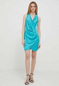 Sukienka mini Artigli  turkusowa AA36025.TURCH