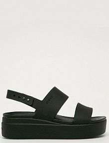 Sandały Crocs  czarne damskie KLYN.LOW.WEDG