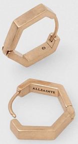 Kolczyki AllSaints  złote 434697BRS711