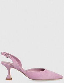 Sandały na obcasie Kennel & Schmenger  fioletowe 91.77650.391