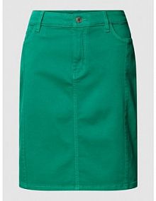 Spódnica jeansowa z dodatkiem wiskozy s.Oliver RED LABEL zielona EAN 2127736
