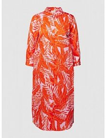 Sukienka koszulowa o długości do kolan ze wzorem na całej powierzchni milano italy różowa EAN 32-2081-1171