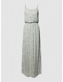 Długa sukienka z wiskozy ze wzorem na całej powierzchni model NOVA Only zielona EAN 15222217