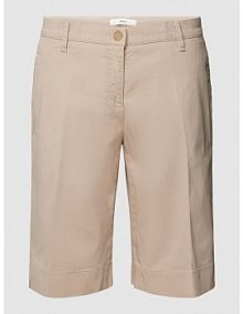 Szorty chinosy z wpuszczanymi kieszeniami model MIA BRAX beżowe damskie EAN 72-1458 09811620