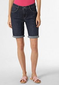 Spodenki jeansowe Kobiety Bawełna niebieskie jednolity 3809 MAC