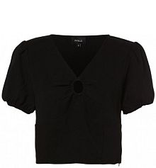 Bluzka  Kobiety czarna jednolity L Aygill's damska