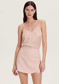 Szorty imitujące spódnicę Reserved różowe 3931T-03X