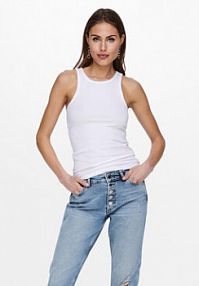 Top ONLY biały damski 