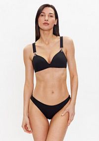 Strój kąpielowy Emporio Armani czarny Bikini