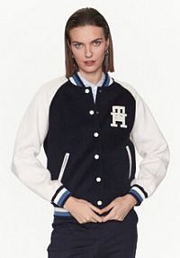 Bomberka Tommy Hilfiger granatowa Kurtka bomber
