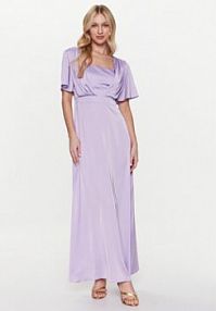 Sukienka koktajlowa Rinascimento fioletowa 