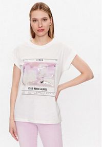 T-shirt Marc Aurel biały damski 