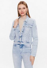 Kurtka jeansowe Marc Aurel niebieska damska Jeansowa