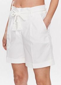 Szorty Marc Aurel białe damskie Materiałowe