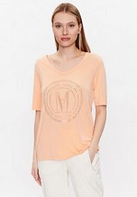T-shirt Marc Aurel pomarańczowy damski 