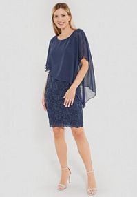 Sukienka koktajlowa Swing granatowa 77760410  Regular Fit