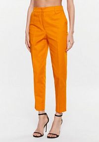 Chinosy Sisley pomarańczowe 